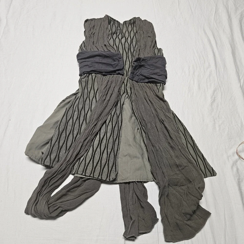 Star Wars Galaxy's Edge Rey Costume Tunic Kids XL Grey Olive Cosplay Jakku Vibe
